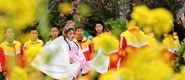 陕西渭南：迎接“世界戏剧日” 秦腔娃娃吼起来